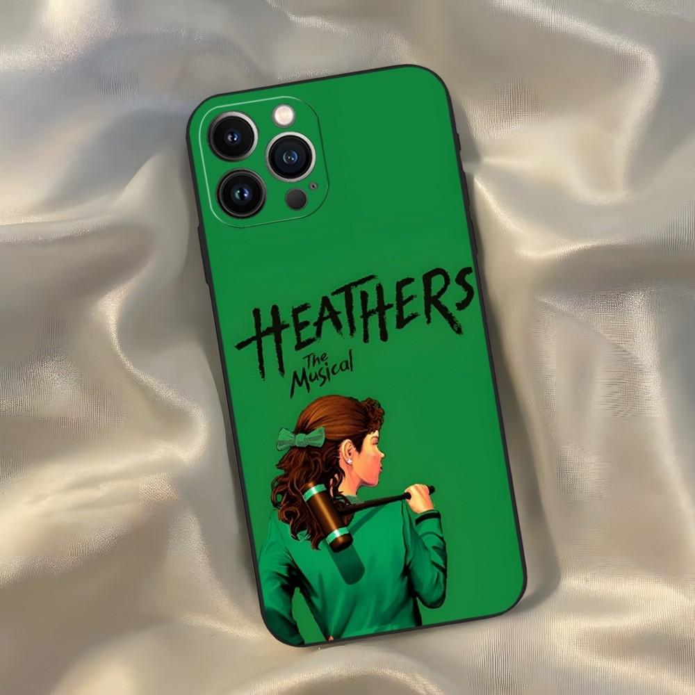 Чехол для телефона Heathers The Musical для iPhone 15 14 13 12 11 Pro Max Xr X Xs Mini 8 Plus SE 2022 Черный Мягкий Силиконовый Чехол