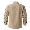 Тактическая рубашка с несколькими карманами, быстросохнущая, мужская, с длинными рукавами, для весенне-летней спецподготовки, эластичная форма