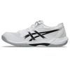 Asics 12 Кроссовки для зала Унисекс Размер 101 3E GEL-ROCKET (1073A081), для взрослых, (Белый черный), 24,5 см,