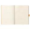 Блокнот Rhodia Rhodiarama Goal Book, A5, Точечная сетка, 240 страниц, Обложка из итальянской кожи, Розовый дым, CF117803