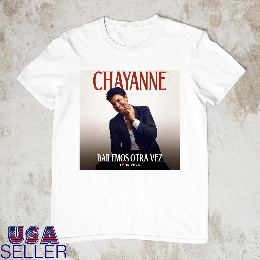 Men's and Women's T-shirts Chayanne Bailemos Otra Vez 2024 Tour T Shirt All Size