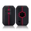 TLIN5 2026 New 2 Buttons For Suzuki Swift 2017 2018 Silicone Key Case Cover Keyless Fob Shell Skin Keyring Key Chain Holder Protector