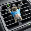 Car Air Vent Clip Weightlifting Dog Air Freshener Car Outlet Vent Perfume Clips Acrylic Car Interior Decoration
