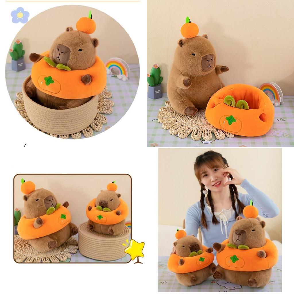 Cute Capybara Plush Stuffed Animal Pp Cotton Filled Soft Toy Perfect For Kids And Adults