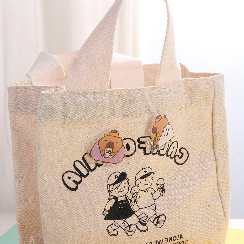 Акриловая булавка капибара Капибара, милая булавка капибара, изысканная брошь капибара для девочек