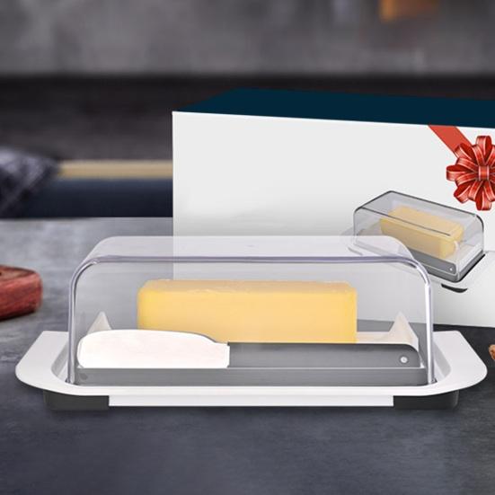 Масленка с крышкой и ножом-распределителем Герметичный поддон для хранения масла для восточного/западного побережья Kerrygold Butter Flip-Top Butter Держатель масла для