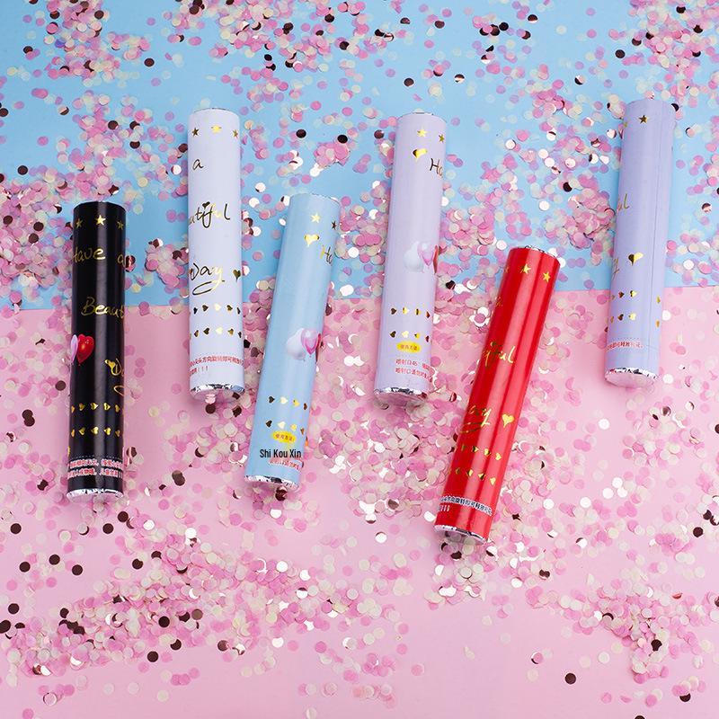 Handheld Confetti Cannon: Ideal for Birthdays, Weddings, and Celebrations
