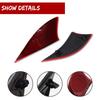 Car Rear Bumper Reflector Tail Brake Light ABS Cover Housings For Lexus IS250 IS300 IS350 IS200t IS-F 2014-2020 No Bulb/Socket