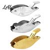 Metal Citrus Juicer for Seafood Bird Shaped Lemon Squeezer 304 Stainless Steel with Compact Fruit Kitchen Pour Spout Portable Hand Press Orange