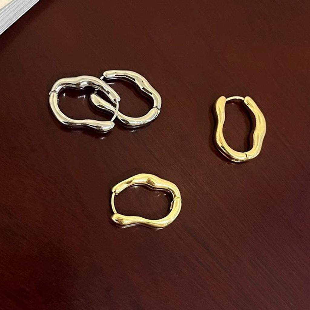 Elegant Geometric Charm Ear Clips for Modern Women Fashionable U-shaped Earrings Handmade Daily Wear Accessories