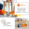 Керамический многофункциональный обогреватель Iris Ohyama Twin Cera Compact с широким потоком воздуха, 1200 Вт, Электрический обогреватель, Обогреватель для ног, Белый, ACH-MN12A-W