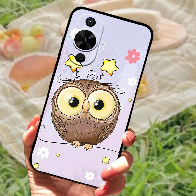 Для Huawei nova 12s Чехол Защитный Силиконовый Мягкий Черный Бампер Funda Coque для Huawei nova 12s Защитная Задняя Панель Телефона