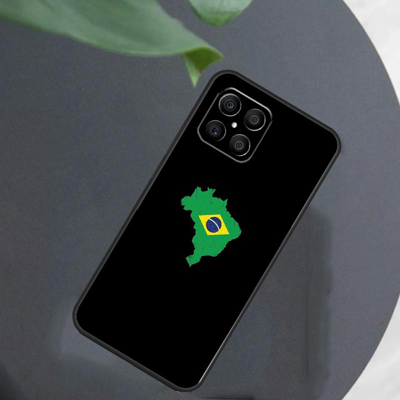 Brazil Brazilian Flag For Honor Magic 5 6 7 8 Pro Case For Honor 400 200 50 70 Lite X8c X8b X9a X9b X9c X9d Win RT