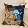 CCookie Run Kingdom Cushion Cover Silky Short Plush Invisible Zipper Dustproof Sofa Pillow Case for Home Decor