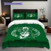 Boston Celtics Team Spirit Bedding(1 * duvet cover + 2 * pillowcase, without core)Christmas birthday gift Duvet cover and pillowcase