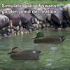 Floating Duck Decoy 3D Mandarin Duck Decoy Outdoor Duck Decoy with Keel for Hunting Fishing Pond Decoration