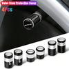 CTEJP1 4Pcs 3D Car Wheel Tire Valve Caps Protection Cover Stickers For Mercedes Benz AMG A B C E G CLA GLA W211 W214 W205 W203 W204W206