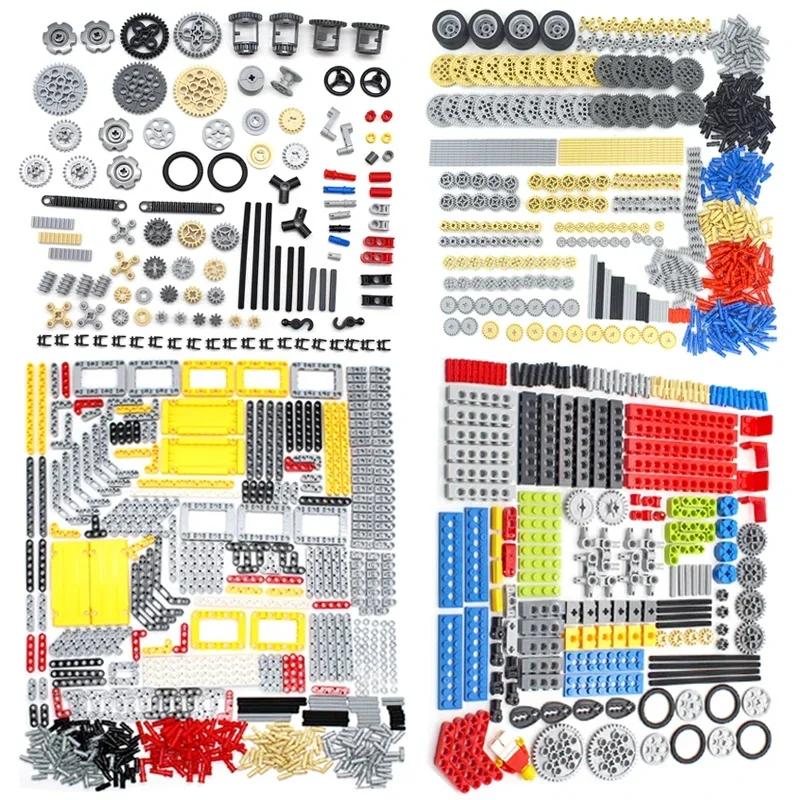 Крупногабаритные Технические Детали Штифт Подъемный Рычаг Кирпичики Без Штырьков Балка Ось Штекер Соединитель Панель Шестерня 9686 Строительные Блоки Совместимые Leduo Игрушки