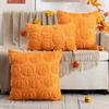 Christmas Pillowcase Plush Cushion Interesting Solid Pumpkin Snowflake Thanksgiving Day Decor Living Room Sofa Pillow Cover