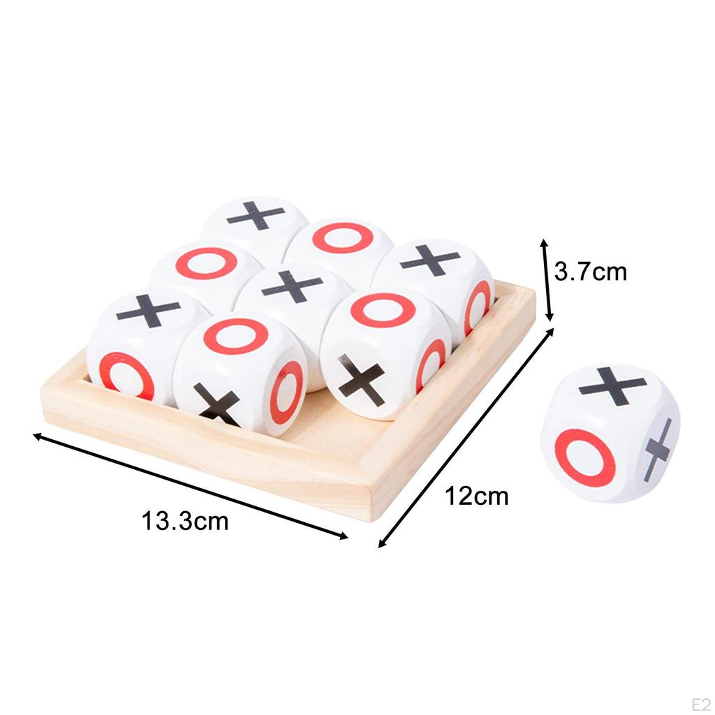Настольная игра Tic TAC Toe, крестики-нолики XO, шахматный журнальный столик ручной работы для детей