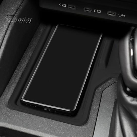 Защитный коврик для беспроводной зарядки центральной консоли, износостойкий, нескользящий, водонепроницаемый, для центральной консоли Toyota Prado 2024-2025