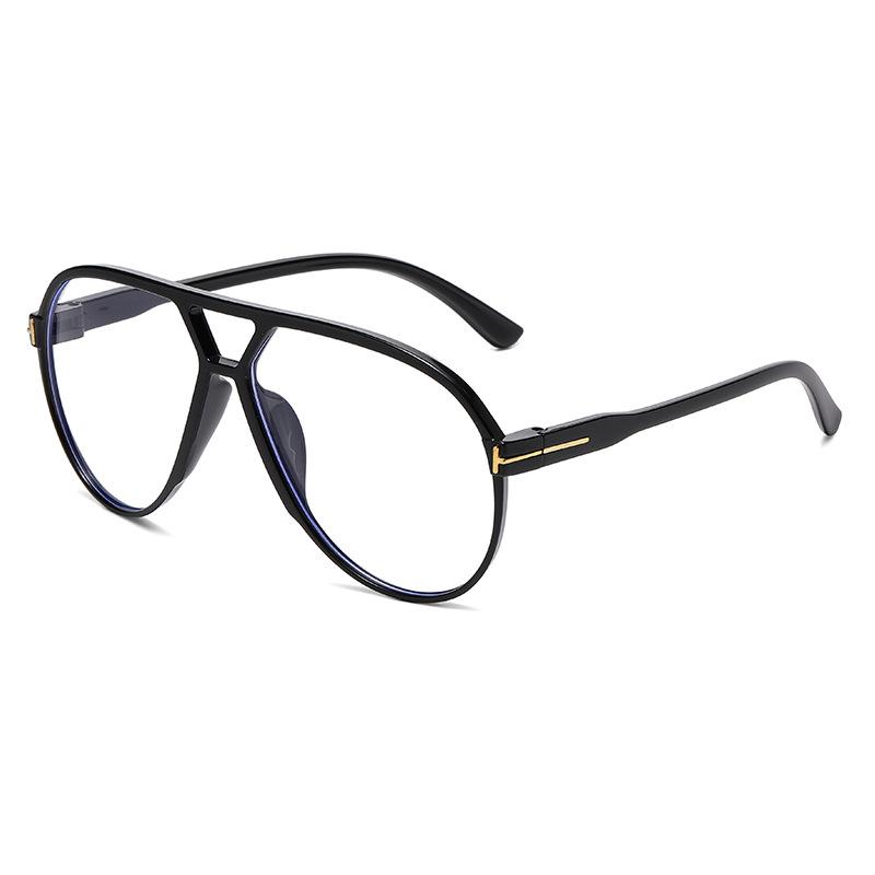 Буква T Двойная перекладина Большая оправа Зеркало-жаба Новые Ретро Солнцезащитные очки Авиаторы Солнцезащитные очки Солнцезащитные очки JH30