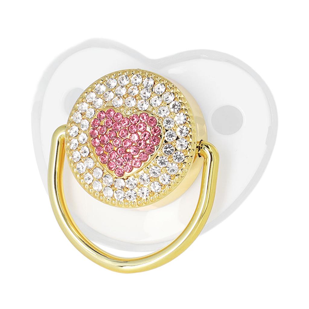 Соска-пустышка для новорожденных, силиконовая, изысканная, удобная, в форме сердца, набор сосок-пустышек для младенцев