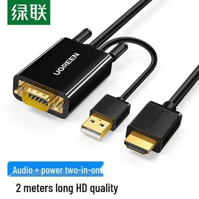 Ugreen Кабель-конвертер VGA в HDMI со звуком