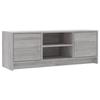 VidaXL Meuble TV sonoma gris 102x30x37,5 cm bois d'ingénierie 823259