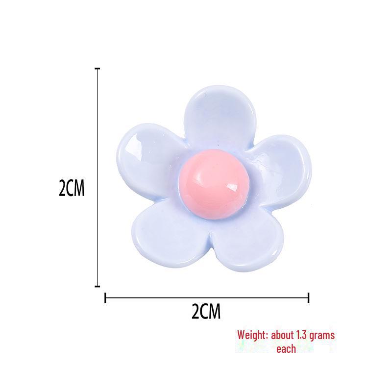 Детские аксессуары для волос и коробка для хранения из смоляного пятилепесткового цветка своими руками