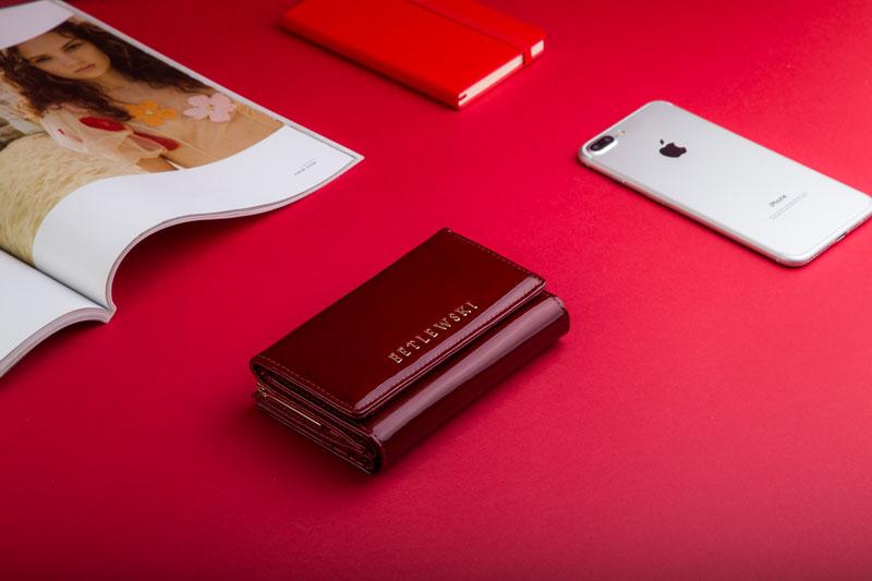 ZBPD-BS-108 RED Women' Wallet ROYAL +CERTIFICATE