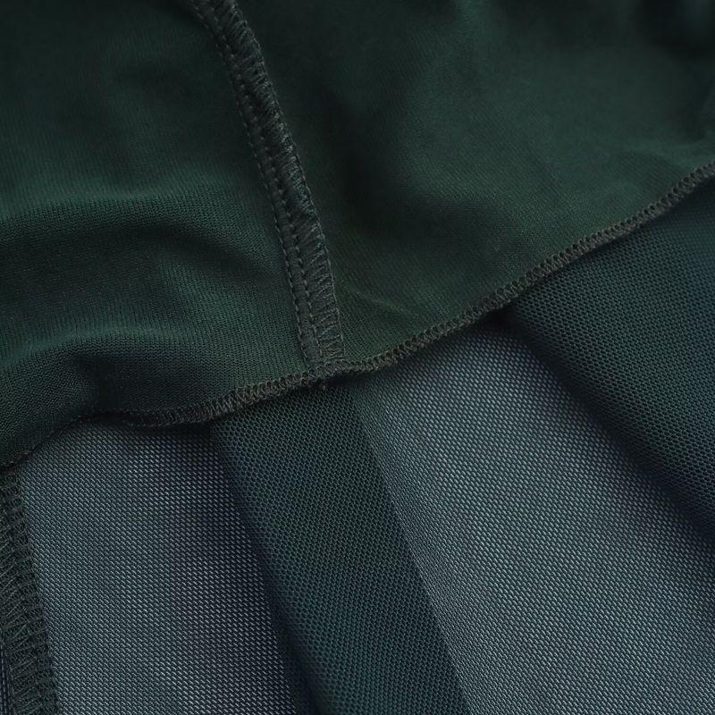 Kaslead New Arrival Women's Clothing Fashion Style Fashion Simple Triangle Cloth Silk Mesh Length Dress 5039830