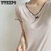 WTEMPO Ночная рубашка из модала с бюстгальтером, женская летняя тонкая свободная пижама с короткими рукавами, большие размеры, однотонная повседневная домашняя одежда