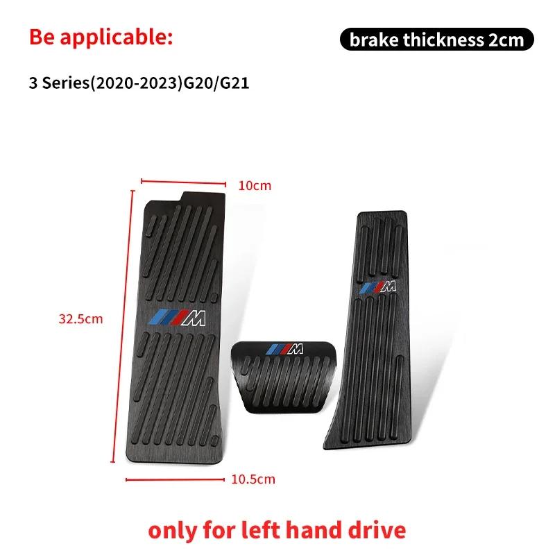Car Sticker 2025 Hot 2Pcs Car Logo Door Pedal Cover Alloy Door Pedal Cap Accessories For BMW E46 E90 E60 F30 F10 E39 E36 F20 E87