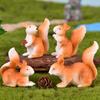 Cute Squirrel Animal Figurine Craft DIY Miniature Fairy Garden Bonsai Ornament