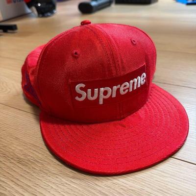 Б/у кепка Supreme Box Logo New Era Красная Supreme 60.6см
