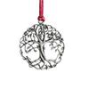 Pewter Christmas Tree Metal Pendant DIY Craft Hanging Decoration for Xmas Tree Home Party