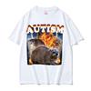 Autism Funny Hyrax Meme Tee Shirt Men's Clothing Hip Hop Fashion Vintage T-shirt Unisex High Quality Cotton Short Sleeve T Shirt