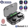 New Wireless Bluetooth Headset Double -ear TWS Large Capacity Display Touch 5.1