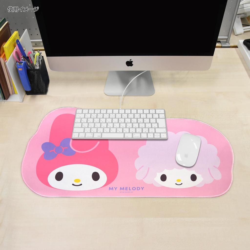 Gourmandise Sanrio Characters Desk Mat My Melody Die-Cut SANG-484MM