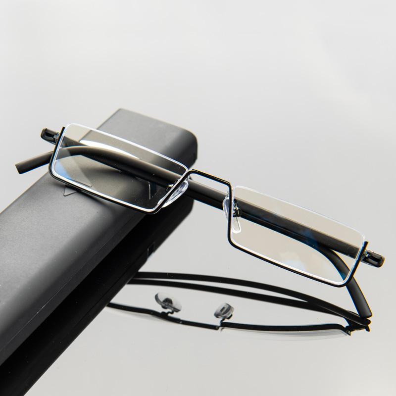Очки для чтения с блокировкой синего света для мужчин, металлические, увеличительные, для пресбиопии, +1.25+1.75+2.25