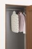 Yamazaki Jitsugyo Lightweight Humanoid Ironing Board with Hook Neko Press White Approx. 69X37X20cm Storage in Closet Steel Mesh Structure 2642