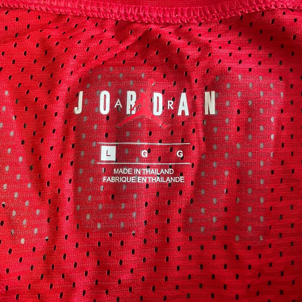 Jordan Trendy Round Neck Pullover Letter Number Print Sleeveless Basketball Jersey Unisex Jersey Red CZ2499-687