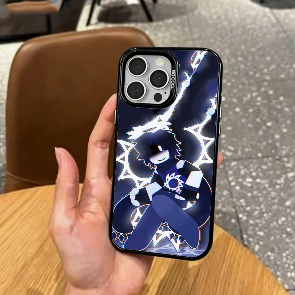 Хоррор-игра T-TwoTime F-Forsaken Чехол для телефона для iPhone 17, 16, 15, 14, 13, 12, 11 Plus, Pro Max Цветной Серебряное покрытие Внутренняя крышка
