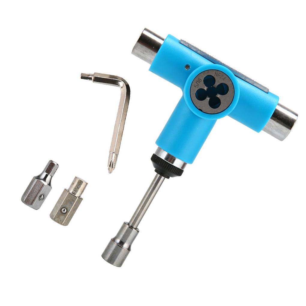 Инструмент для ремонта гаечного ключа с Т-образной втулкой, ключи для длинных досок, алюминиевый сплав, долговечная отвертка, желтый