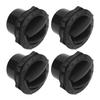 4PCS Dashboard Air Conditioning Outlet Deflector 60mm Hole Universal Knob Style Black for RVs Buses 