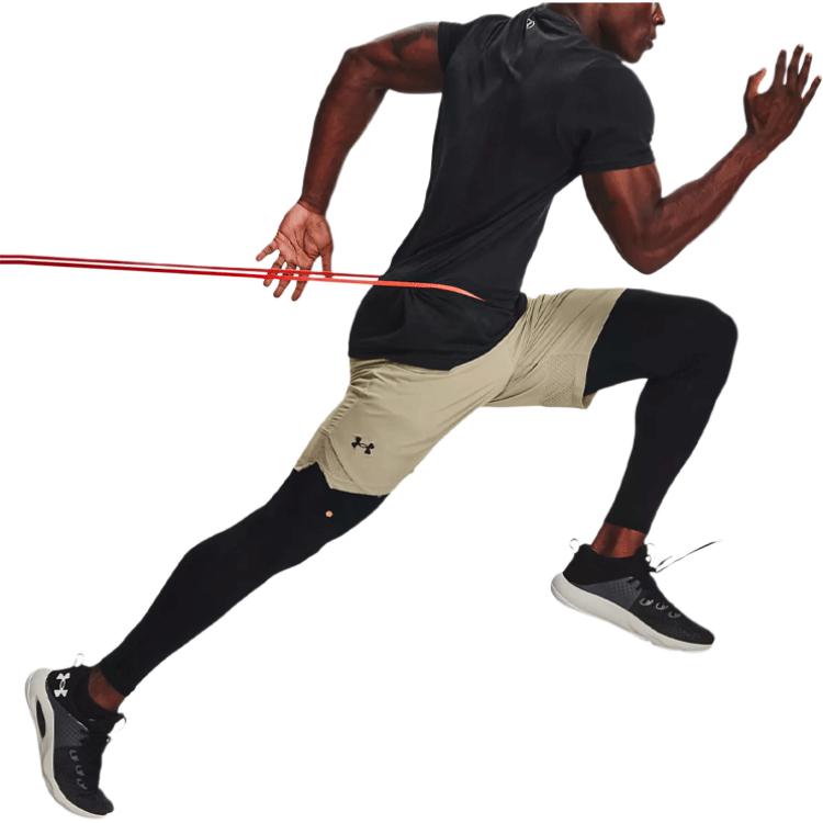 Under Armour Однотонные компрессионные спортивные штаны мужские, черные 1370315-001