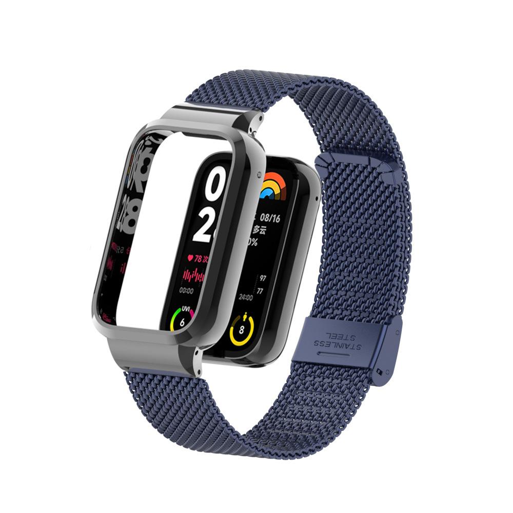 Металлический ремешок для Xiaomi Mi Band 8 pro, браслет для Xiomi Mi Band 8pro, металлический ремешок для часов, защитный чехол из нержавеющей стали