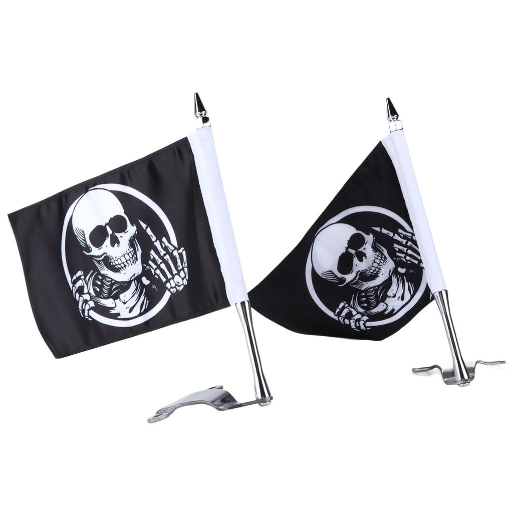 Комплект для крепления флагштока на крышке багажника с заменой флага с черепом LR для Gold Wing Tour DCT 2018?2020