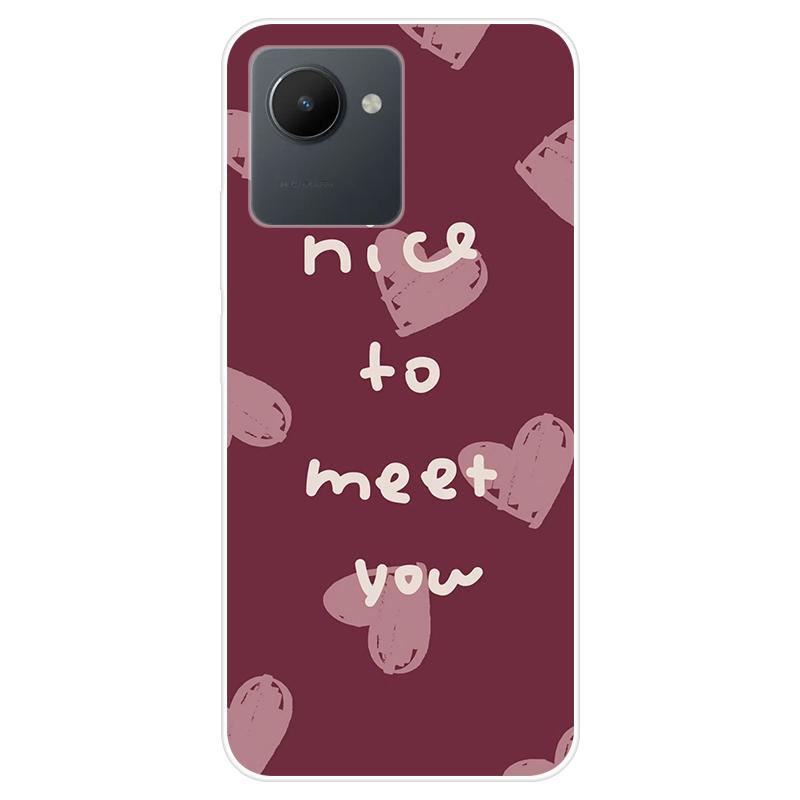 Для Realme C30S C 30S RealmeC30S чехол Мягкая силиконовая задняя крышка Чехол для телефона с рисунком из мультфильма Разнообразие